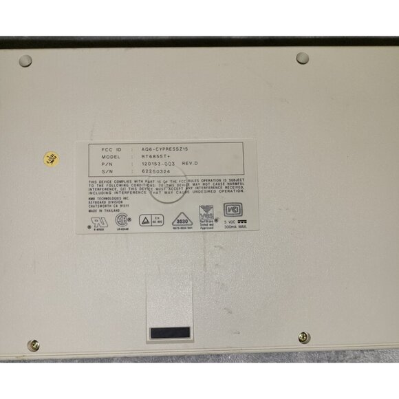 VINTAGE NetWare Keyboard RT6855T+ P/N 120153-003 NMB The Right Touch! Tested! - Picture 10 of 12